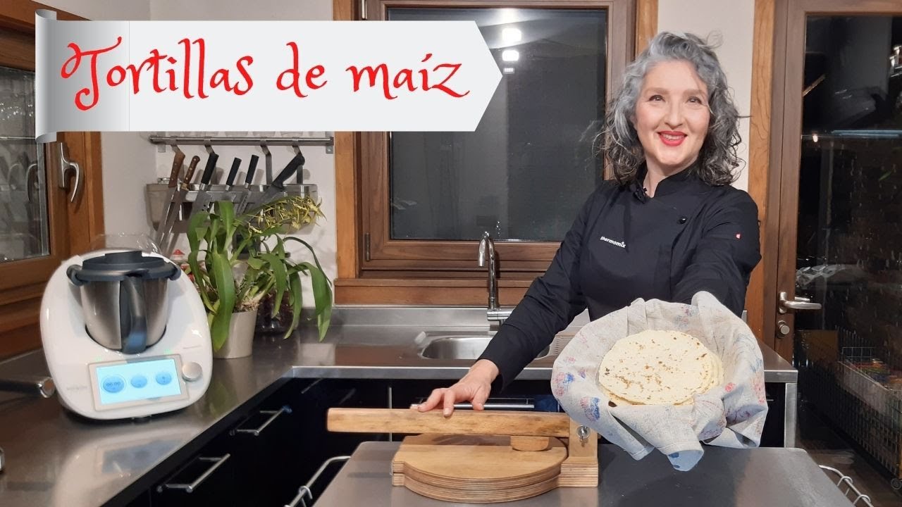 🌮TORTILLAS MEXICANAS DE MAIZ 🌮 con Thermomix® y tortillero casero