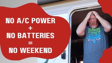RV 12 Volt system not working-Everything works when plugged in to shore power or generator.