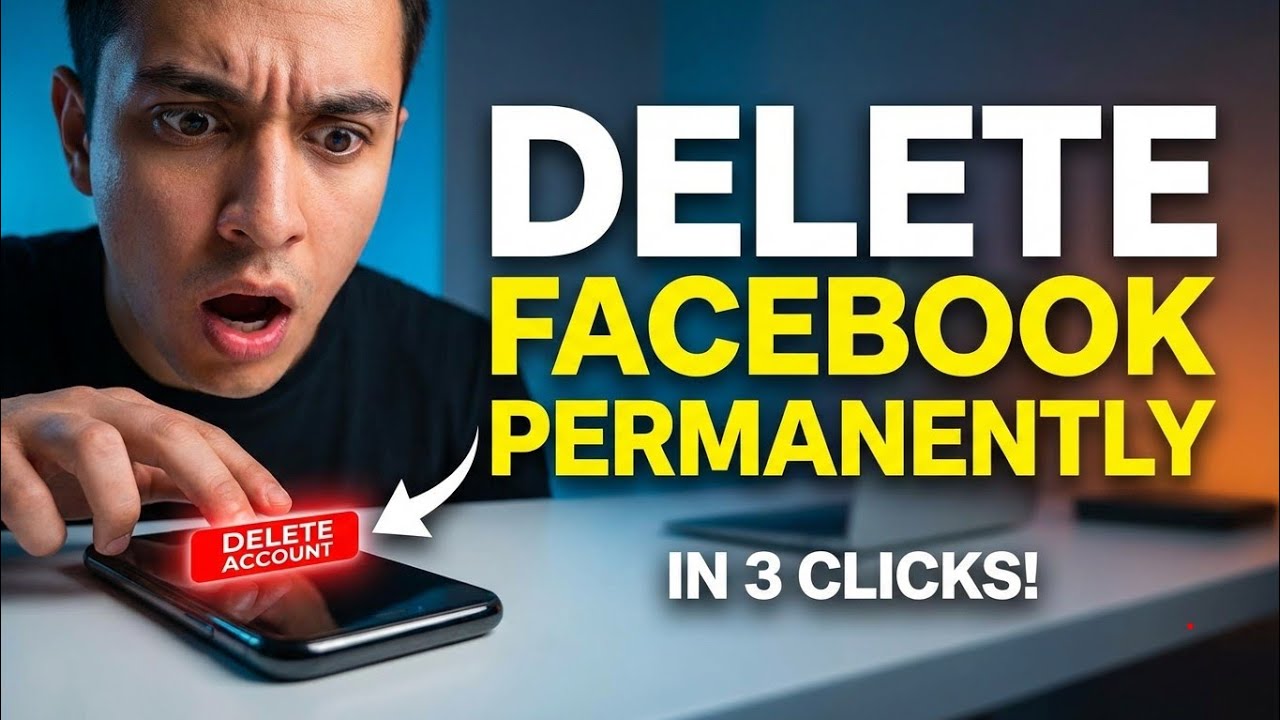 How to delete Facebook account permanently | 2026 new trick ...