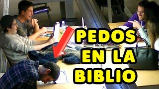 Pedos en la biblio 1 || Broma cámara oculta