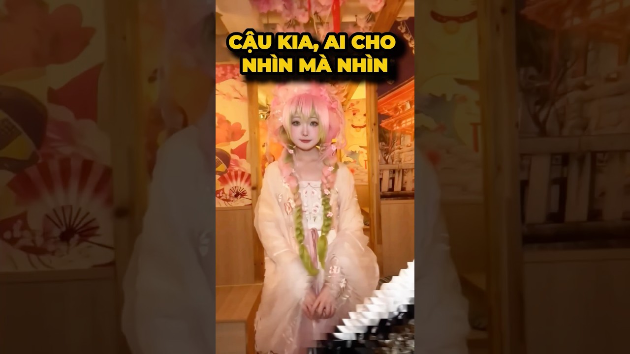 "Cậu kia, ai cho nhìn mà nhìn!😠"(Mitsuri-Obanai)#cosplay #shorts #minnacosplay