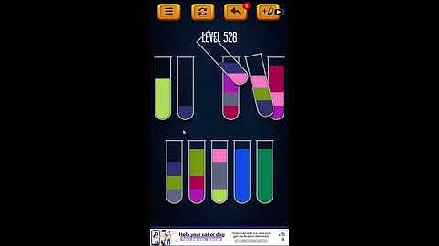 Water Sort Puzzle - Color Liquid Sorting Game Level 528 Solution