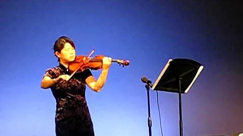 Leslie playing a Fritz Kreisler violin piece