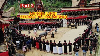 Welcoming guests to the Rambu Solo Toraja traditional ceremony