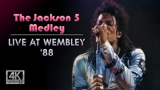 Michael Jackson: THE JACKSON 5 MEDLEY Live at Wembley 1988 | 4K ULTRA HD