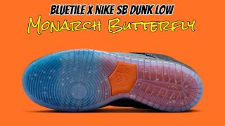 Bluetile x Nike SB Dunk Low Monarch Butterfly