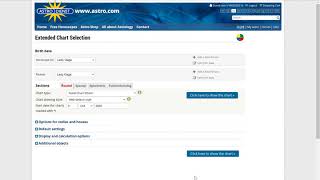 How to create your birth chart using Astro