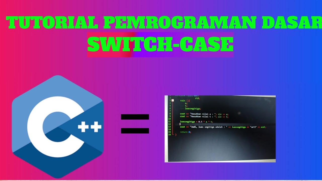 TUTORIAL DEV C++ MENGGUNAKAN SWITCH-CASE TENTANG PEMISAHAN NAMA BULAN ...