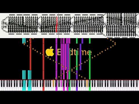 Black MIDI Apple Bedtime Early Riser