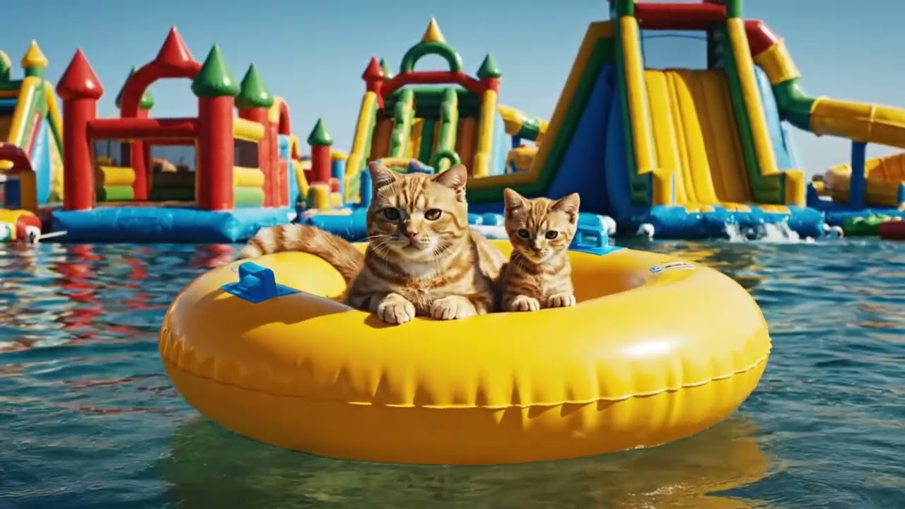 Amazing Life of Mama Cat: Cooking, Caring, and Beach Adventures with Her Kittens!