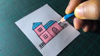 "Unlock Your Inner Architect: Step-by-Step Guide to Drawing a Dream House!"