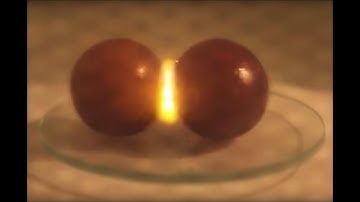 Whole grapes in the microwave oven