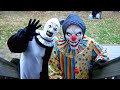 Weee Know How They are Following Us - Scary Clown Terrifier and Boogeyman Face Off! WeeeClown Around