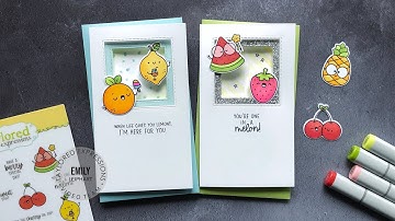 Taylored Expressions | Mini Slim Trifold Cards feat. Tutti Frutti