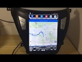 Tesla style vertical touchscreen operation demo of 1216 hyundai elantra  autochose