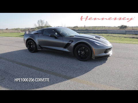 HPE1000 Z06 Corvette Test Drive with John Hennessey