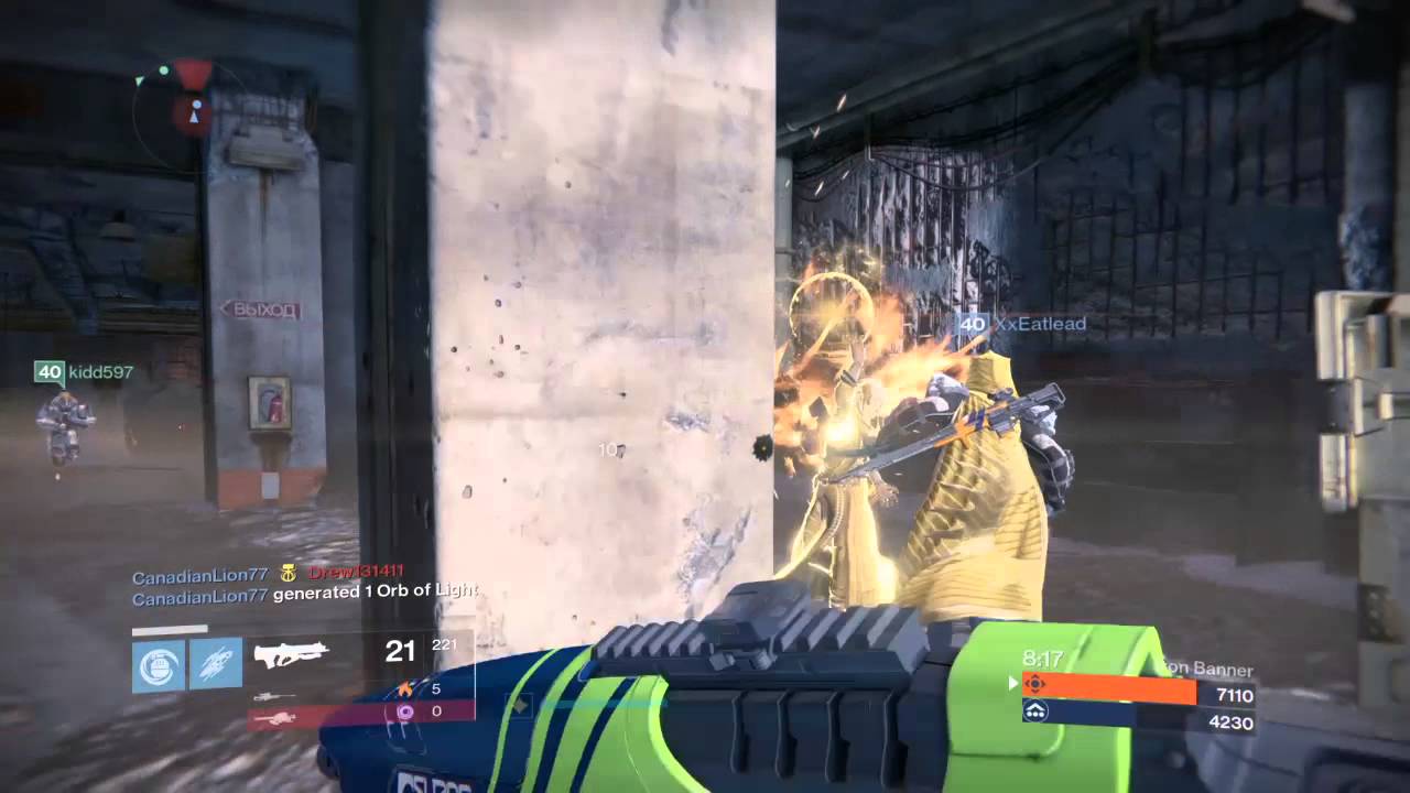 Take a knife and sit down