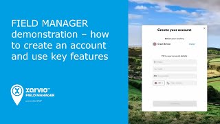 FIELD MANAGER Live Demo: creating your account, and using key features.