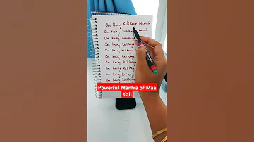 Powerful Maa Kali Mantra Chant 108 Times Blessings Of Maa Kalikaye Namah Plslikesubscribe View 