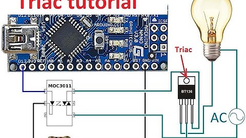 Triac tutorial and how to connect