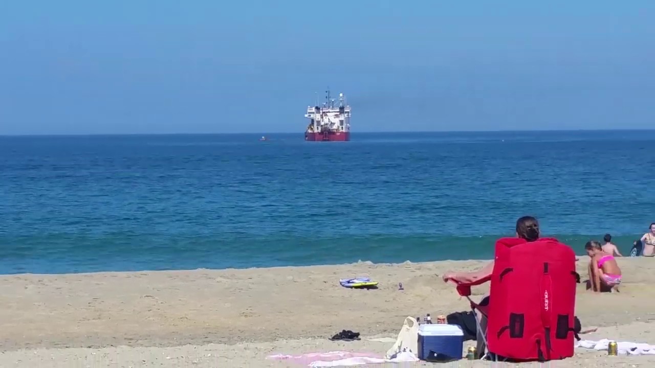 Beach Nourishment On The Outer Banks - YouTube