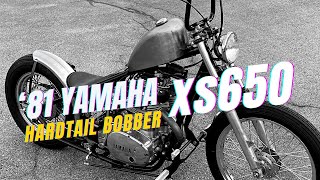 1981 Yamaha xs650 Hardtail Bobber