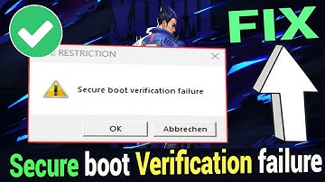 How to Fix VAN Secure boot verification failure