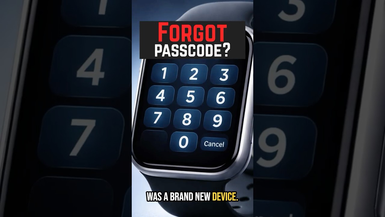How to Factory Reset Your Apple Watch If You Forgot Your Passcode