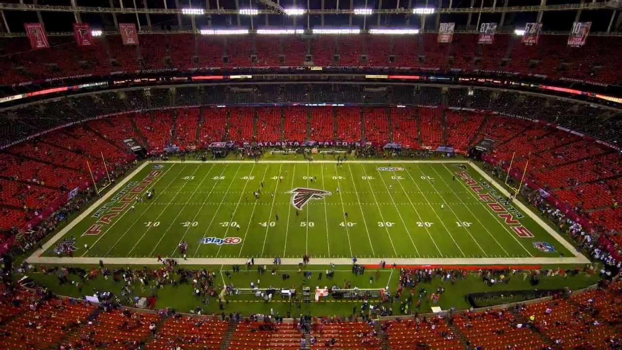 Georgia Dome HD Time Lapse - Atlanta Falcons to the 2012 