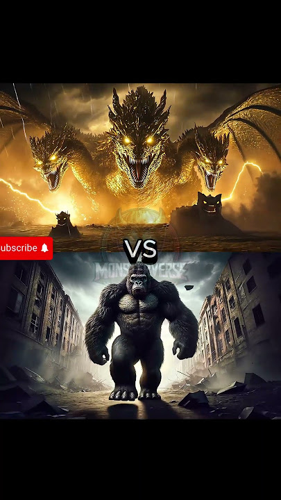 Ghidorah vs Godzilla vs Kaiju (Rodan, Mothra, Gamera, Mechagodzilla, Kong, Destroyah, SpaceGodzilla)