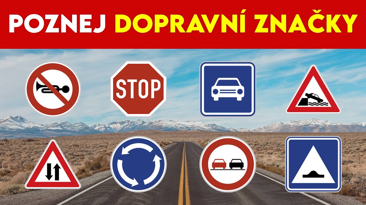Poznej Dopravní Značku | Ultimate Road Sign Quiz 🛑 | Jak Dobře Znáš Dopravní Značky? | Traffic Signs