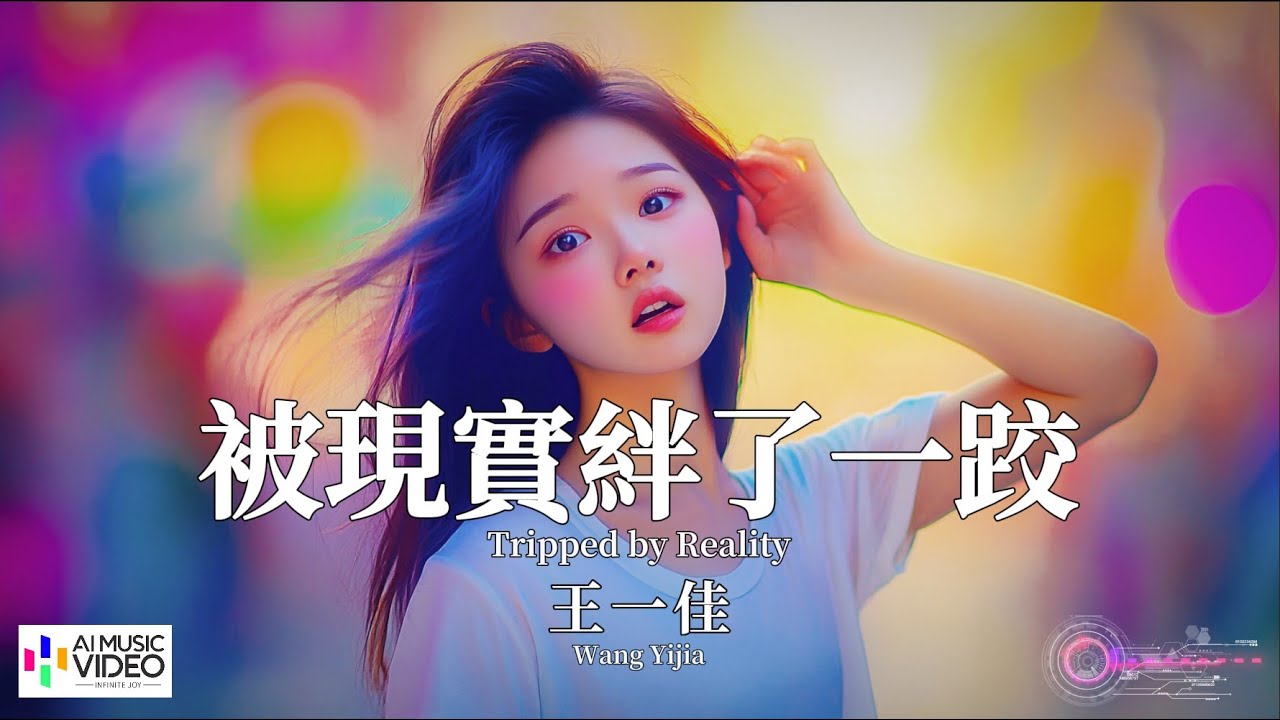 【高清MV】王一佳 - 被現實絆了一跤【Pinyin + Eng Sub | AI音樂視頻 | 繁體拼音英文動態字幕】Wang Yijia ...