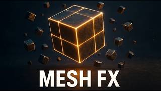Procedural Glowing Cube & Edge Shader in UE5 Niagara | Mesh VFX Tutorial ✨