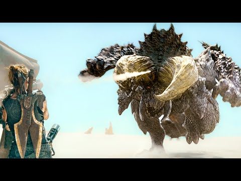 Artemis And Hunter Take On Diablos Monster Hunter Milla Jovovich Tony Jaa