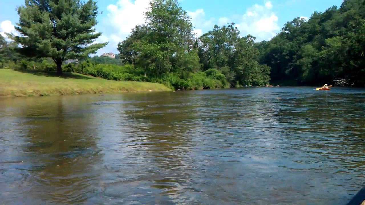 Canoeing on the New River in Jefferson NC YouTube