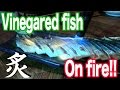 Japanese vinegared fish cuisine 日本のお酢味の魚の料理