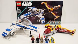 LEGO New Republic E-Wing vs Shin Hati's Starfighter Review (75364