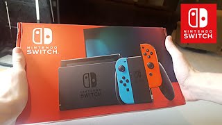 Nintendo Switch Unboxing \& Setup