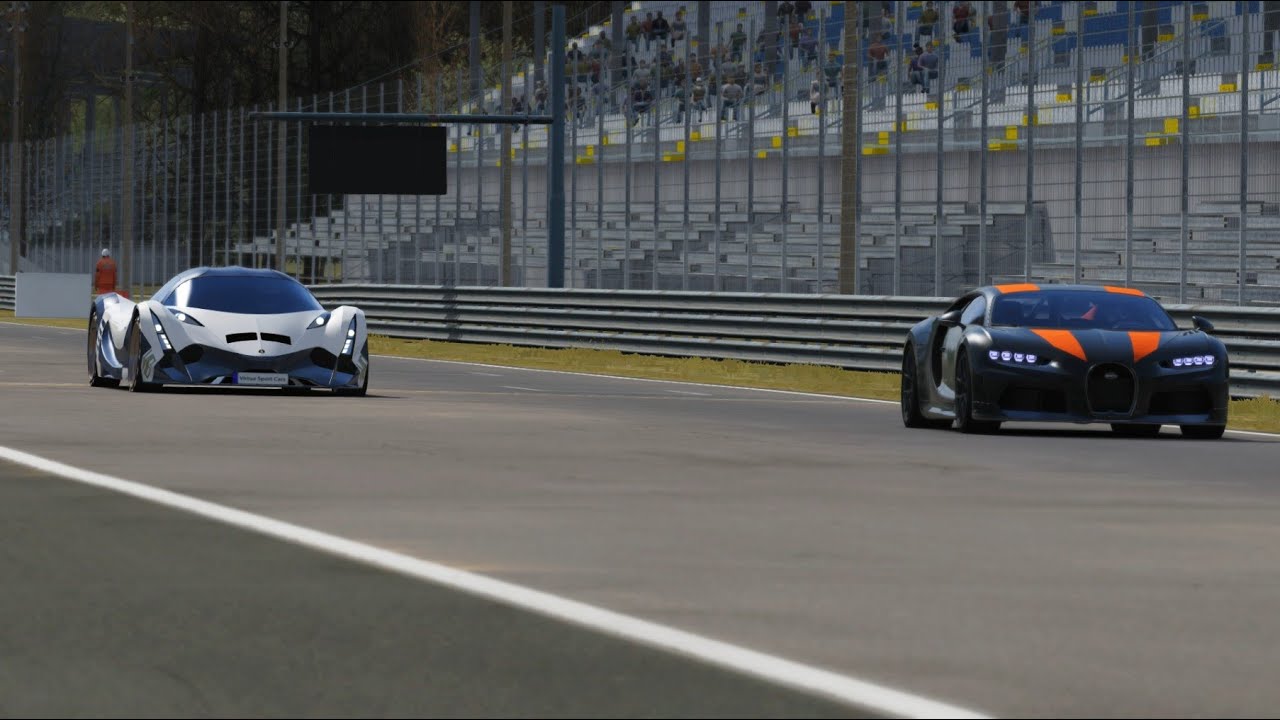 Devel Sixteen vs Bugatti Chiron Super Sport 300+  at Monza Circuit