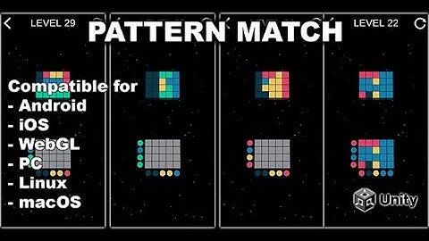 Pattern Match - Unity Color Puzzle Game