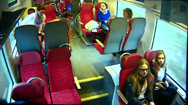 Video: Train driver rushes to warn passengers moments before crash in Poland