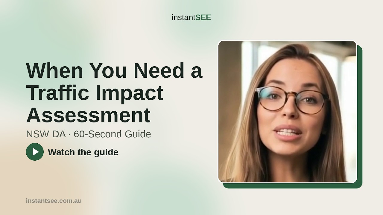 Traffic Impact Assessment NSW DA: When You Need One