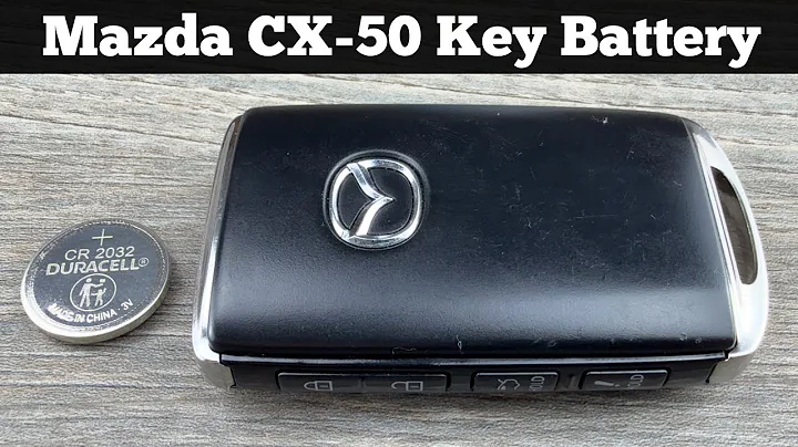2023 - 2025 MAZDA CX-50 Key Fob Battery Replacement - How To Replace Change CX50 Remote Batteries