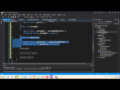 Create a Visual C# RPG Windows Form Project: OOP Part 2