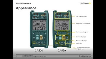 CA550 Product Training by YOKOGAWA & Quantum X Co., Ltd.