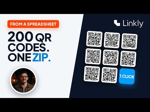 How to Create QR Codes in Bulk — Spreadsheet to Zip in One Minute