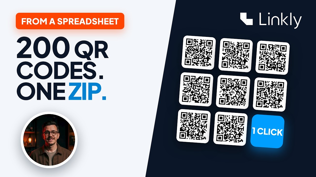 Come creare codici QR in blocco — Da foglio di calcolo a Zip in un minuto