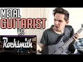 Pro metal guitarist vs rocksmith