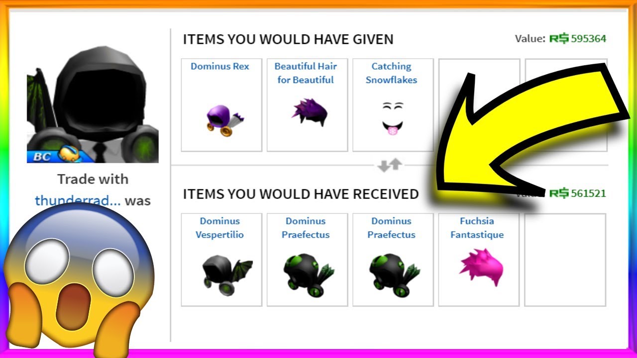 I M Trading My Dominus Rex Roblox Trading Youtube - dominus rex roblox id