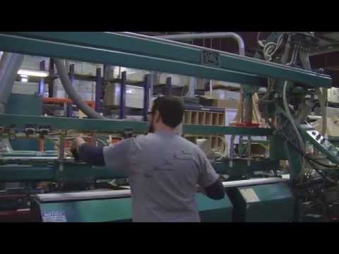 Interior door unit assembly line